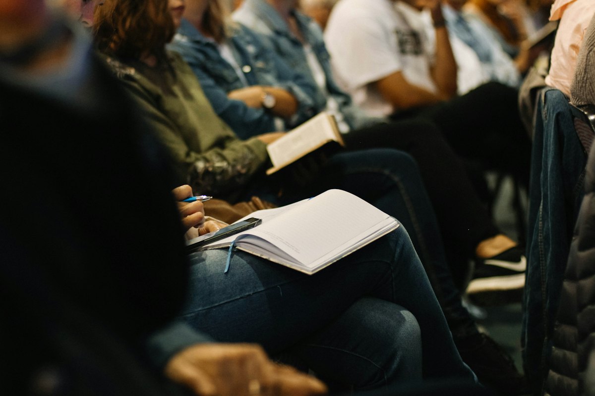 People studying the Bible together