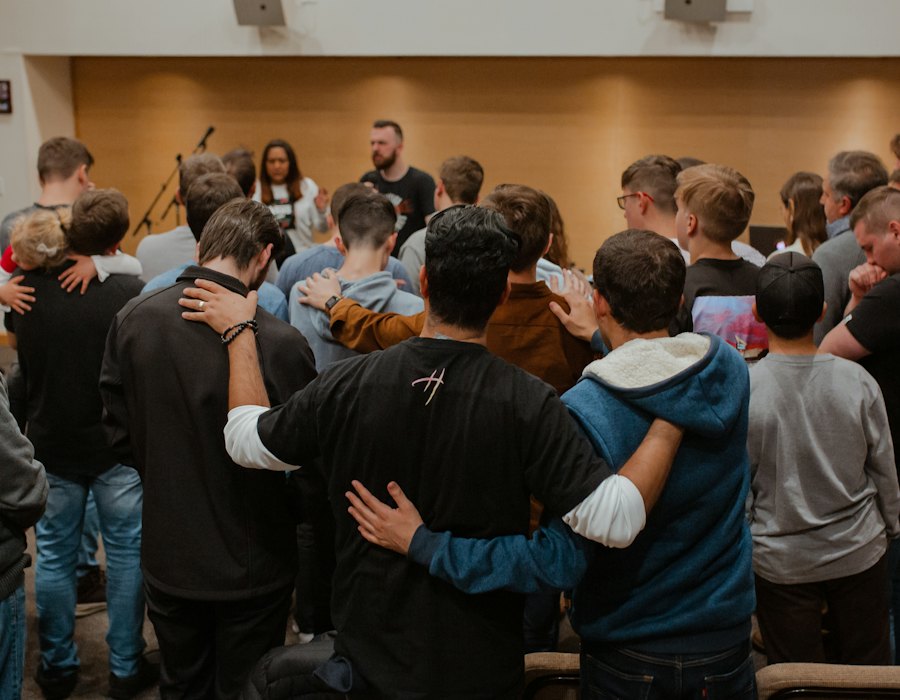 People praying together